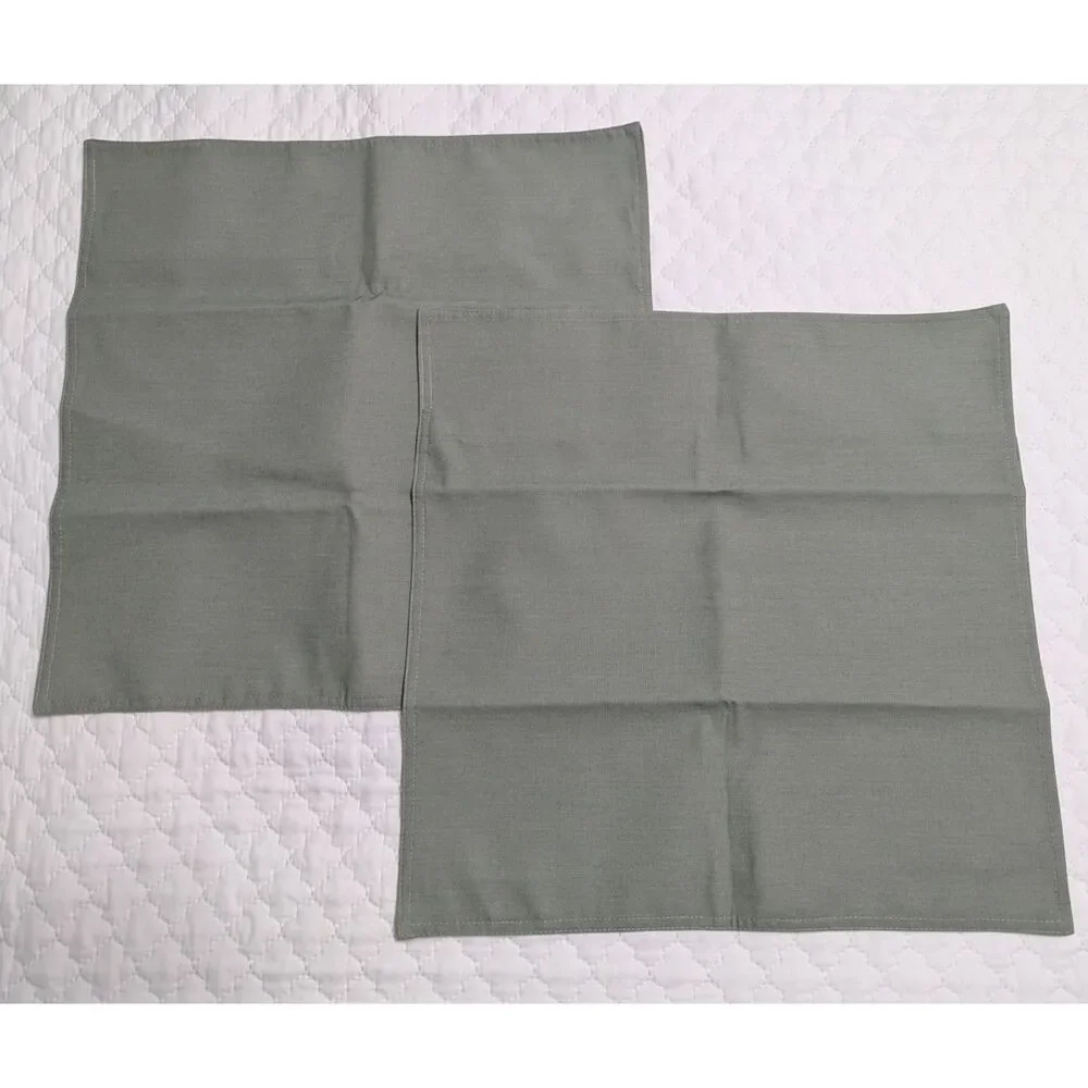 🪴 Foindtower Desert Green Linen Pillow Covers 18x18 Set of 2